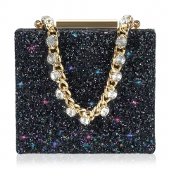 Women's Sparkling Clutch Purse Elegant Glitter Evening Bags Rhinestone Evening Handbag